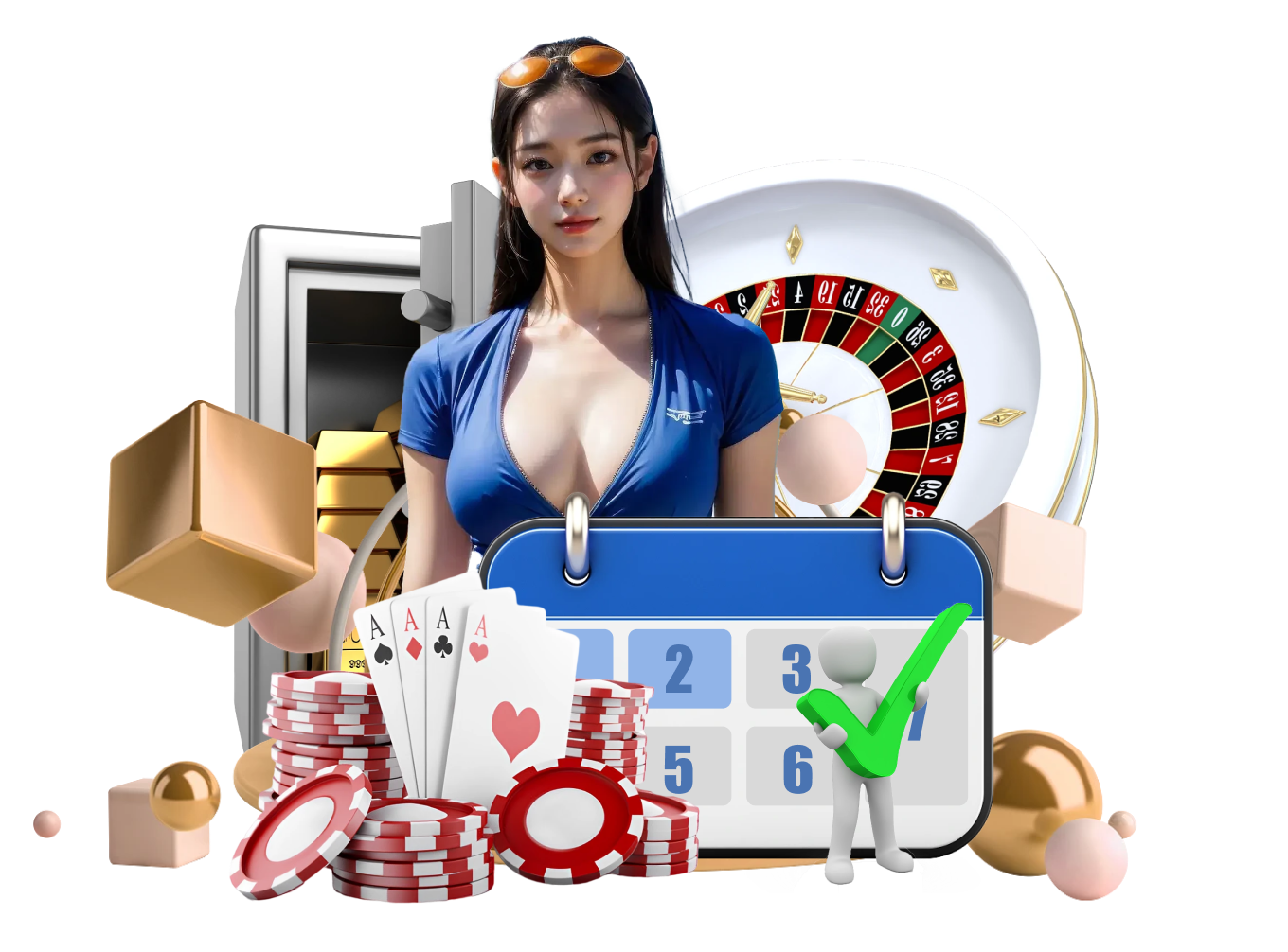 Live Sic Bo Dadu table with three dice and dealer in HD studio